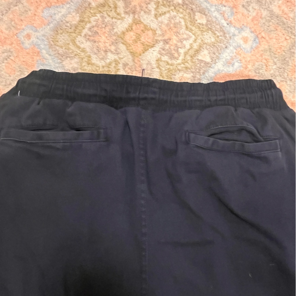 Classic Men's Black Joggers with Elastic Drawstring Waist - Picture 7 of 10